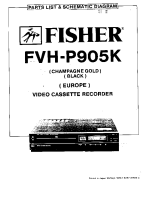 Fisher FVHP-905-K - Service Manual 